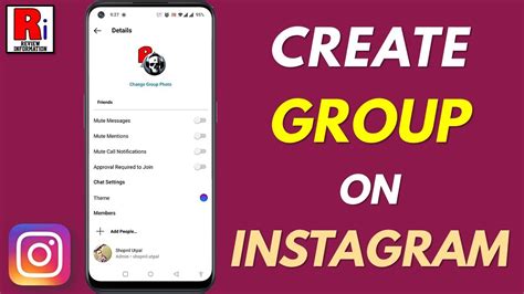 Create of a New Group .